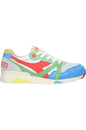 Diadora Sko, Dame, Flerfarvet, 36 EU, Læder, Begrænset oplag Grå Læder Sneakers