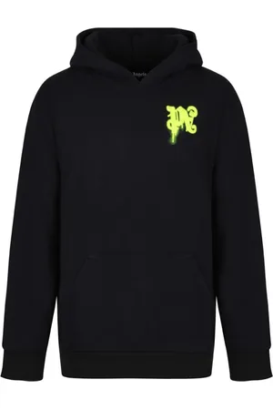 Palm Angels Sweathshirts & Hoodies, Herre, Sort, L, Bomuld, Tænkning Blyant Hættetrøje