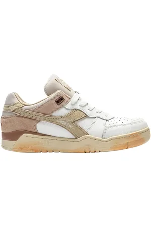 Diadora Sko, Dame, Hvid, 43 EU, Tyl, Vintage Tennis Style Sneakers Hvid