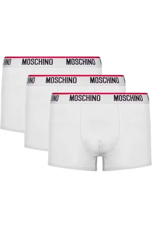 Moschino Undertøj, Herre, Hvid, M, Bomuld, Bomuld Stræk Trusse 3-Pakke