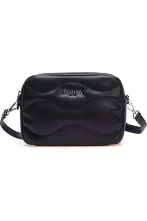 Blauer Taske, Dame, Sort, ONE SIZE, Uld, Sort Quiltet Kamerataske til Kvinder