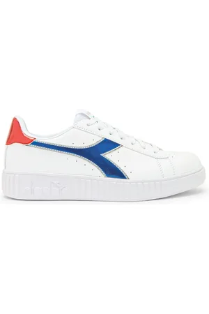 Diadora Sko, Dame, Hvid, 40 EU, Læder, Hvide Eco-Læder Sneakers Åndbar EVA Mellemsål
