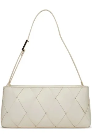 Calvin Klein Taske, Dame, Hvid, ONE SIZE, Uld, Forlænget skuldertaske Elfenben