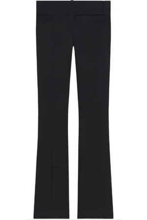 Courrèges Bukser, Dame, Sort, S, Sorte Bootcut Bukser med Lommer