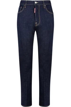 Dsquared2 Jeans, Herre, Blå, S, Bomuld, Indigo Blå Slim Fit Jeans
