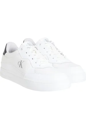 Calvin Klein Sko, Herre, Hvid, 44 EU, Uld, Hvid Lav Sneaker