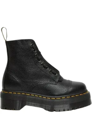 Dr. Martens Sko, Dame, Sort, 37 EU, Uld, Sinclair Sort Platform Støvler