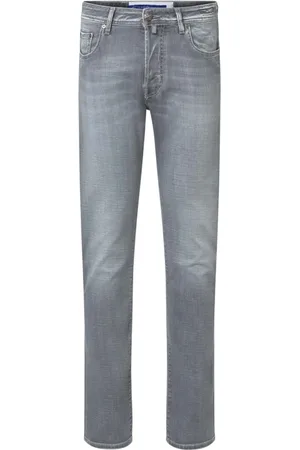 Jacob Cohen Jeans, Herre, Grå, W34, Urban Elegance Slim Fit Jeans