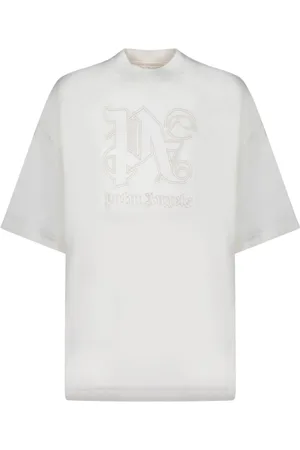Palm Angels Top, Dame, , M, Bomuld, Monogram Statement T-Shirt