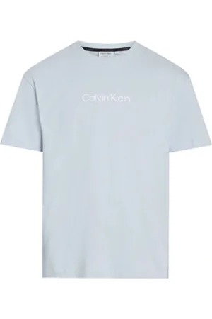 Calvin Klein Top, Herre, Blå, S, Hero Logo T-Shirt Lyseblå