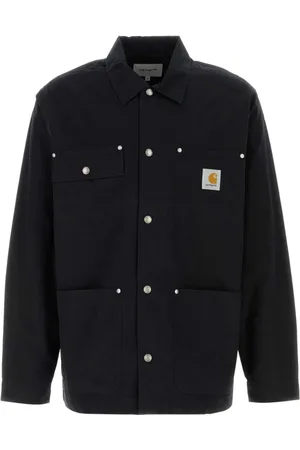 Carhartt Jakke, Herre, Sort, L, Bomuld, Sort Bomuld Notus Coach Jakke
