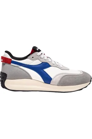 Diadora Sko, Herre, Flerfarvet, 41 EU, Vintage Stonewashed Sneakers Race Nyl