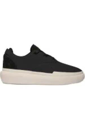 Y-3 Sko, Herre, Sort, 38 EU, Sort/Hvid Court Formelle Sneakers