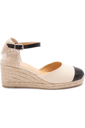 Castaner Sko, Dame, , 40 EU, Uld, Sorte kile sandaler til kvinder