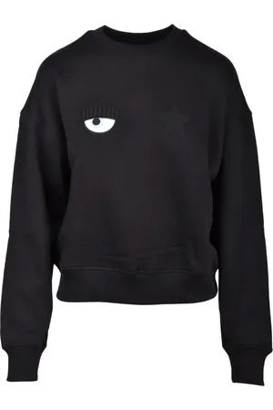 Chiara Ferragni Sweathshirts & Hoodies, Dame, Sort, S, Bomuld, Sweatshirts Hoodies