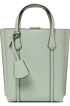 Tory Burch Taske, Dame, Grøn, ONE SIZE, Uld, Meadow Mist Mini Perry Tote Taske