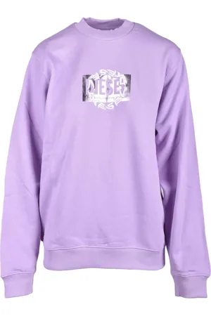 Diesel Sweathshirts & Hoodies, Dame, Lilla, M, Bomuld, Sweatshirts Hoodies