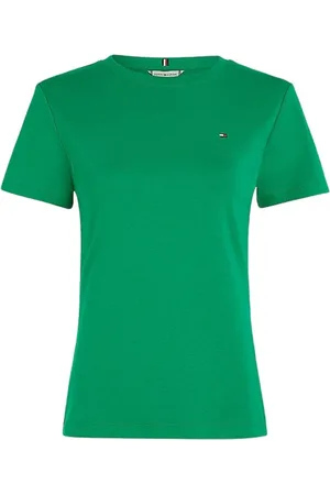 Tommy Hilfiger Top, Dame, Grøn, XL, Uld, Stilfulde Sweaters Kollektion