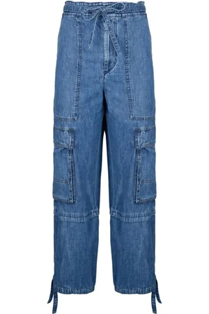 Isabel Marant Jeans, Dame, Blå, S, Ivy Blu Vaskede Effekt Bukser