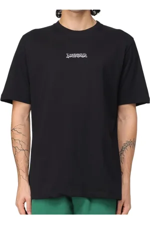 DISCLAIMER Top, Herre, Sort, L, Enkel Jersey T-shirt Sort Mænd