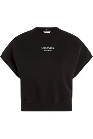 Tommy Hilfiger Top, Dame, Sort, M, Sort Skjorte Kollektion