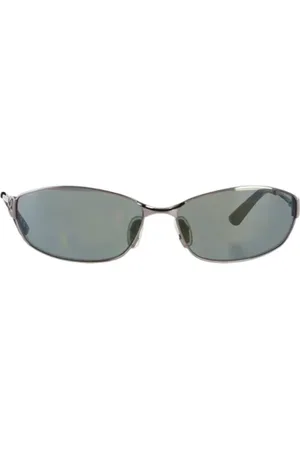 Balenciaga Pre-owned, Herre, Grå, ONE SIZE, Uld, Pre-owned Farvet Guld solbriller