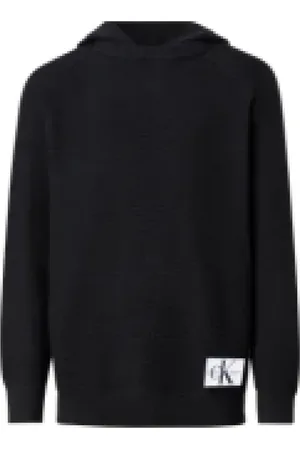 Calvin Klein Sweathshirts & Hoodies, Herre, Sort, S, Sort Utility Detalje Hættetrøje