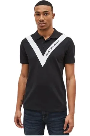 Karl Lagerfeld Top, Herre, Sort, S, Polo