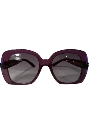 Bottega Veneta Pre-owned, Dame, Lilla, ONE SIZE, Uld, Pre-owned Acetat solbriller