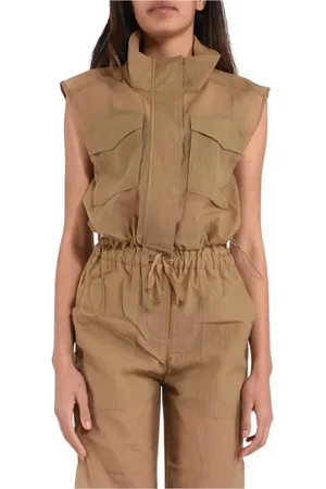Pinko Bluser & Skjorter, Dame, , S, Nylon, Akkordeon Stil Nylon Gilet