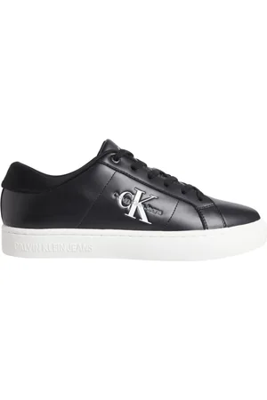 Calvin Klein Sko, Herre, Sort, 46 EU, Læder, Sort Lav Sneaker