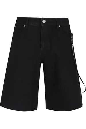 44 Label Group Shorts, Herre, Sort, S, Bomuld, Sorte Bermuda Shorts til Mænd