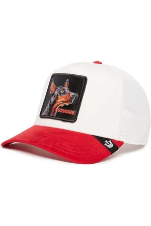 Goorin Bros. Tilbehør, Dame, Hvid, ONE SIZE, Bomuld, Animal Farm Trucker Cap Hvid Unisex