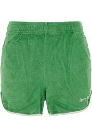 Sporty & Rich Shorts, Dame, Grøn, M, Denim, Afslappede Denim Shorts til hverdagsbrug