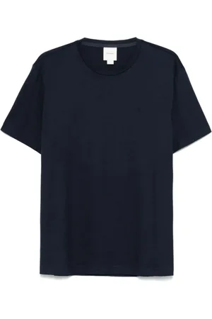 Calvin Klein Top, Herre, Blå, L, Bomuld, Natthimmel T-shirt Blå
