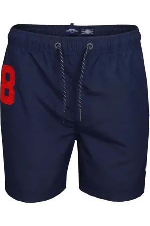 Superdry Badetøj, Herre, Blå, 2XL, Blå Logo Badedragt