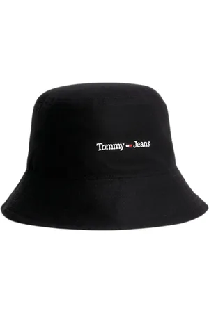 Tommy Hilfiger Tilbehør, Dame, Sort, ONE SIZE, Bomuld, Bøttehat Sport Bomuld Sort