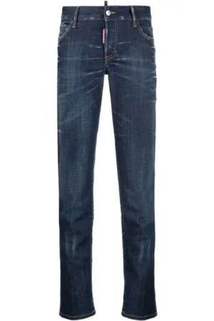 Dsquared2 Jeans, Dame, Blå, XS, Bomuld, Indigo Skinny Jeans