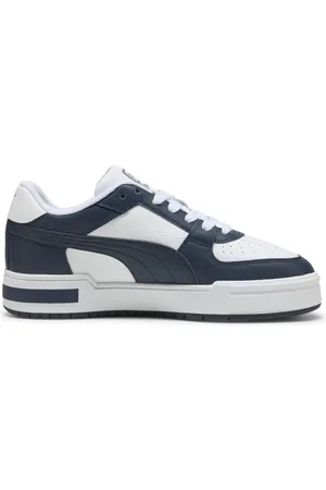 PUMA Sko, Herre, Blå, 47 EU, Læder, Blå Sneaker til Mænd
