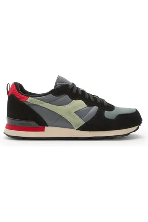 Diadora Sko, Herre, Grå, 40 EU, Nylon, Retro-Running Sneakers Sort Nylon Ruskind