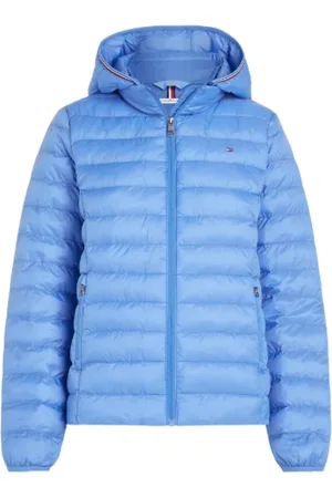 Tommy Hilfiger Jakke, Dame, Blå, XS, Uld, Stilfulde Jakker Kollektion