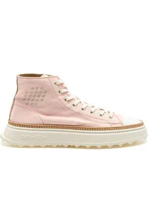 BE POSITIVE Sko, Herre, Lyserød, 43 EU, Læder, Canvas Sneakers Cuprace Star