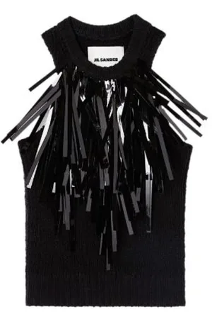 Jil Sander Top, Dame, Sort, S, Sort Top til Kvinder