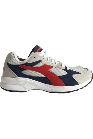 Diadora Sko, Herre, Flerfarvet, 45 EU, Grå Sten/Hvid Sneakers D-5000 S