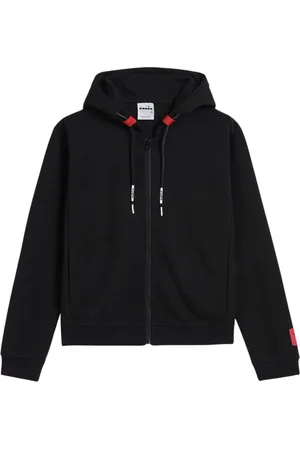 Diadora Sweathshirts & Hoodies, Dame, Sort, XL, Polyester, Urbanity Sport Hoodie Sort