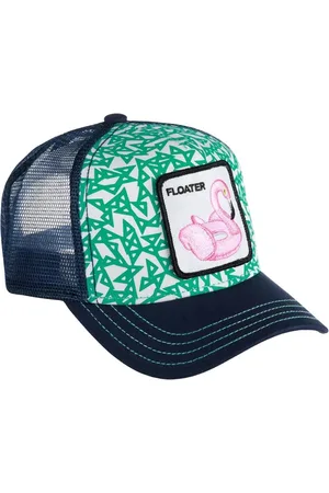 Goorin Bros. Tilbehør, Dame, Flerfarvet, ONE SIZE, Bomuld, Blå Baseball Trucker Kasket Unisex