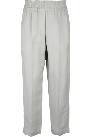 Brunello Cucinelli Bukser, Dame, , S, Højtaljede chino-bukser med lommer