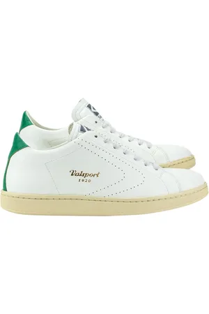 Valsport 1920 Sko, Herre, Hvid, 43 EU, Læder, Hvid Læder Sneaker Turnering Logo