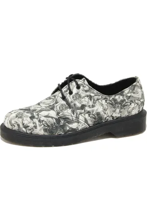 Dr. Martens Sko, Dame, Sort, 37 EU, Skull & Roses Canvas Sko