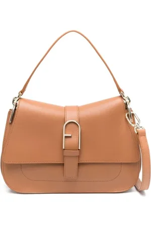 Furla Taske, Dame, Brun, ONE SIZE, Uld, Luksuriøs Brun Læder Skuldertaske